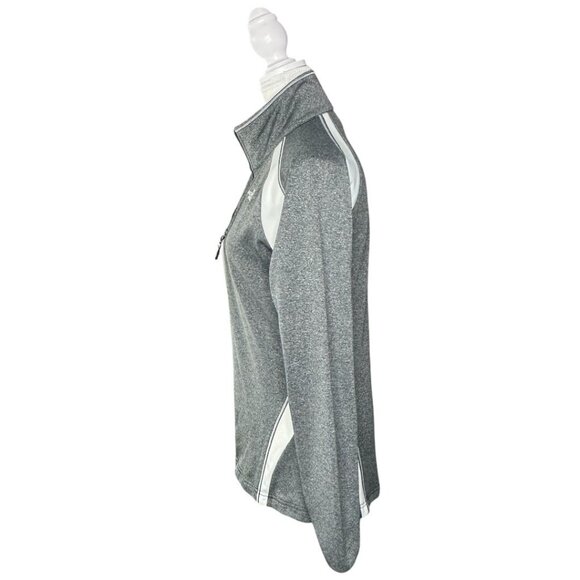 The North Face Women's Gray 1/4 Zip Pullover Long Sleeve Activewear Top M/C39.25 - Picture 3 of 15